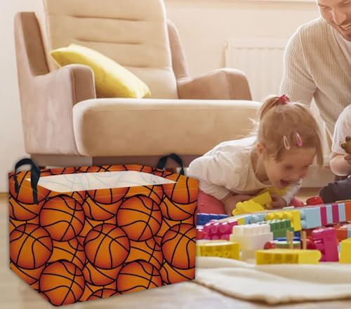 Rectangular Basketball Baskets Gift Basket Empty Kids Storage Bins Baby Boy - Image 3