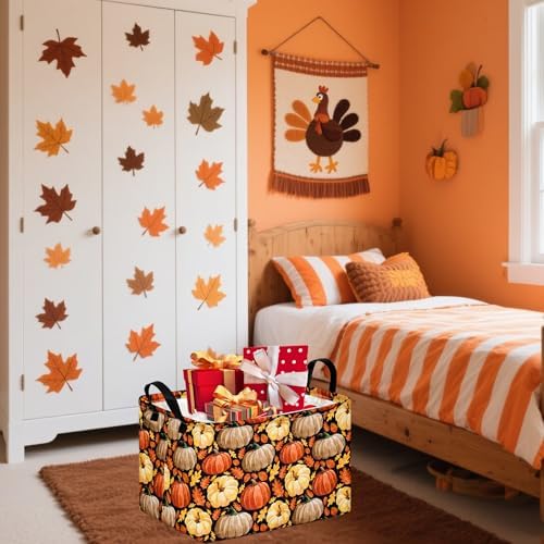 Rec Box Hamper Storage Basket Collapsible Organizer Bin Gift Shelf Baskets - Image 6
