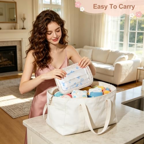 YOPCDJ 5PCS Diaper Bag Organizer Pouch Set, TSA Approved Toiletry Bag, Purse - Image 2