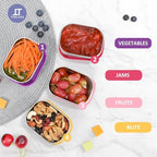 Tanjiae 4Pack Small 8oz Stainless Steel Snack Containers - Image 6