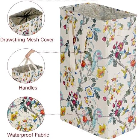 efluky Slim Laundry Basket, Narrow Laundry Hamper - Image 3
