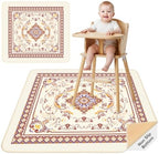 Splat Mat for Under High Chair Waterproof Non Slip Floor Mat for Baby by UnicornCastle