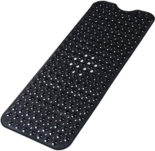 Non Slip Bathtub Shower Mat, Extra Long Bath Mat by CADONO