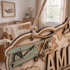 Custom Travel Nursery Name Sign - Image 5