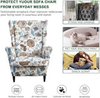 CRFATOP Wingback Chair Covers Wing Armchair Slipcovers - Image 6