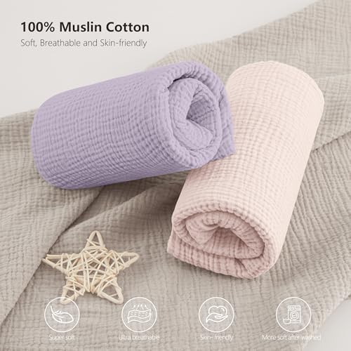 Bearmoss Muslin Crib Sheets - Image 4