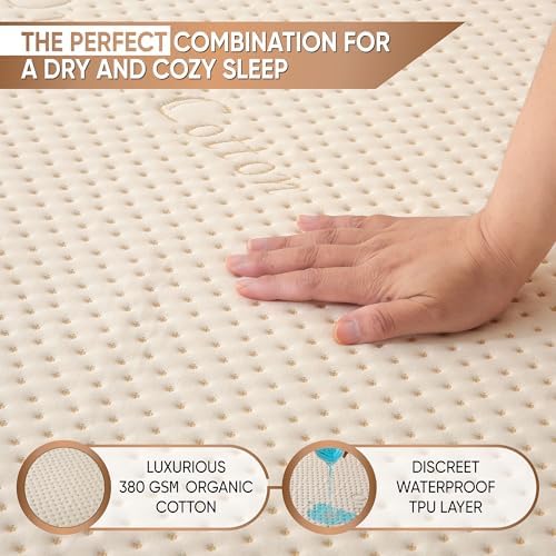 Luxury Waterproof Organic Mattress Protector King Size - Image 4