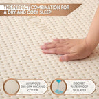 Luxury Waterproof Organic Mattress Protector King Size - Image 4