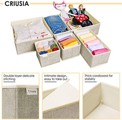 12 Pack Drawer Organizers for Clothing, Foldable Clothes Storage Box Closet - Image 4