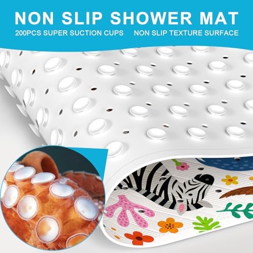 XIYUNTE Bath Mat for Tub Non Slip Bathtub Mat Non Slip 40x16 Baby Bath Mat - Image 3