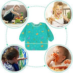 Accmor 3 Pack Long Sleeve Bibs, Baby Smock Waterproof Sleeved Bib Smock - Image 7