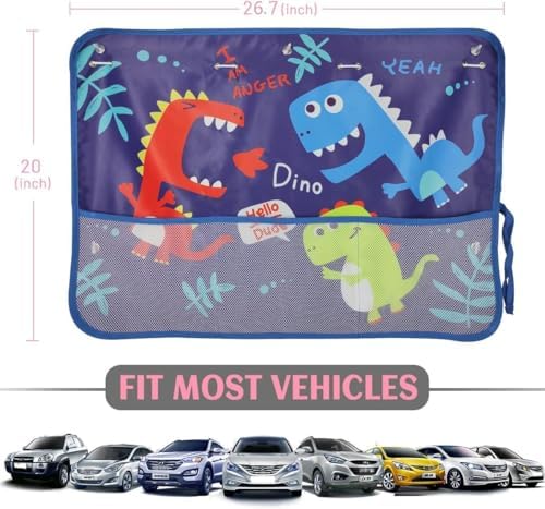 DIZA100 Car Window Shade for Baby, 2 Pack Car Sun Shades - Image 6