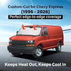 EcoNour Windshield Sunshade for Chevrolet Express 1996-2024 2025 2026 - Image 2