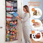 Ofiray-home Over The Door Stuffed Animal Storage, Cotton Toy Organizer - Image 7