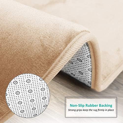 Clara Clark Bathroom Rugs, Velvet Memory Foam Bath Mat, Machine Washable Bath - Image 4