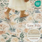 5x7 Area Rugs Boho Floral Washable Living Room Rug Neutral Carpet Nursery - Image 6