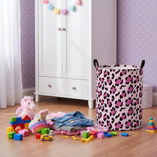 Baby Laundry Basket Baby Nursery Hamper Kids Laundry Basket Toy Storage Bin - Image 4