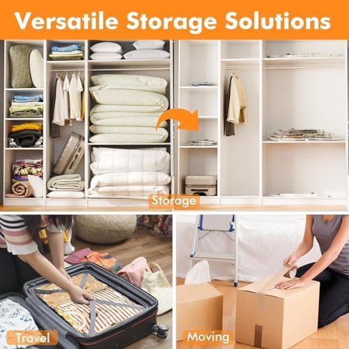 GONGSHI Vacuum Storage Bags for Clothing, 28-Piece Set - Image 5