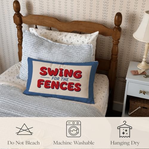 Baseball Room Decor for Boys，Baseball 12x20 Pillow Cover - Image 5