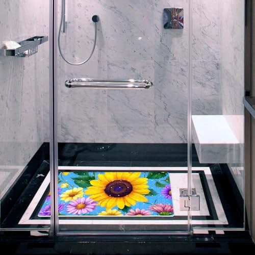 Shower Mat Bathtub Mat, 26.8x15.1 inch, Non-Slip Bath Mat - Image 6