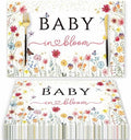 50 Pack Baby in Bloom Disposable Paper Placemats, 11x17 Inches Wildflower by Unknown