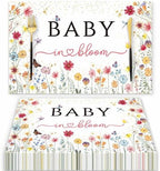 50 Pack Baby in Bloom Disposable Paper Placemats, 11x17 Inches Wildflower by Unknown