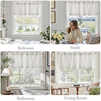 jinchan Linen Balanced Stripe Valances - Image 5