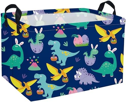 Rectangular Easter Dinosaur Basket, Dinosaur Easter Baskets by Sanjiaofen