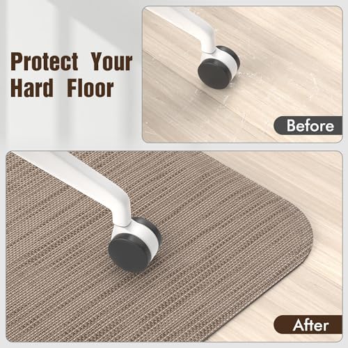 Blvornl Office Chair Mat for Hardwood Floor, Computer Chair Mat - Image 6