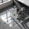 Azadx Tempered Glass Chair Mat for Carpet 40" x 48" Heavy Duty Chair Mat by Azadx