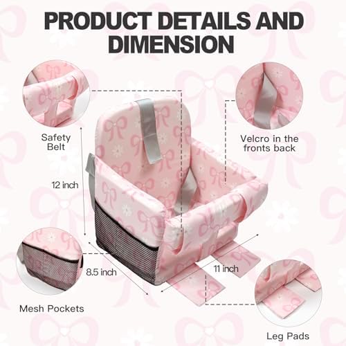 Padded Shopping Cart Cover for Baby, High Chair Cover for Restaurant Seat - Image 2