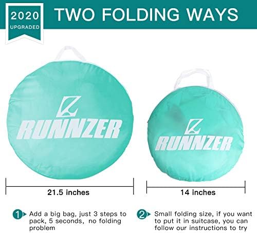 L RUNNZER Crib Pop Up Tent Baby Safety Mesh Cover Mosquito Net Toddler Bed - Image 6