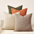 Topfinel Boho Rust OliveGreen Throw Pillow Covers 16x16 Inch Set of 4 Mordern by Topfinel