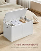 VASAGLE Storage Chest with 2 Safety Hinges, 15.7 x 31.5 x 18.3 Inches - Image 4