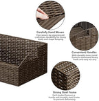 Pantry Baskets for Organizing, Wicker Basket Shelf Storage - Image 3