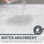 GRANNY SAYS White Bathroom Rugs Set 2 Piece, Non Slip Microfiber Bath Mats - Image 3