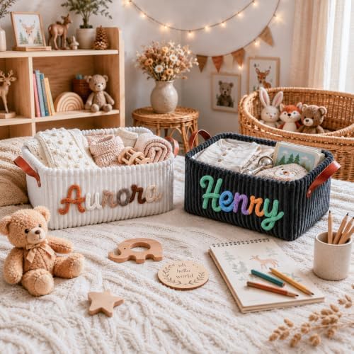 Personalized Baby Storage Basket - Image 6