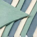 2 Sets of Blue Green Party Decorations 24Pcs Green Blue Fabric Linen Pennant - Image 7