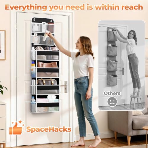 SpaceHacks 6-Tier Over the Door Organizer - Image 6