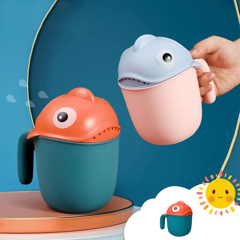 Surakey Baby Shampoo Spoon Tub Rinse Cup Waterfall Rinser Bath Shower Cup - Image 4