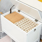 HOOBRO Toy Box, Retro Wooden Look Storage Chest - Image 6