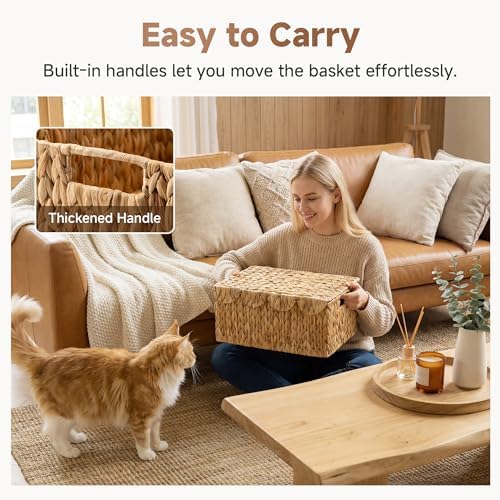 StorageWorks Scalloped Wicker Basket - Image 5