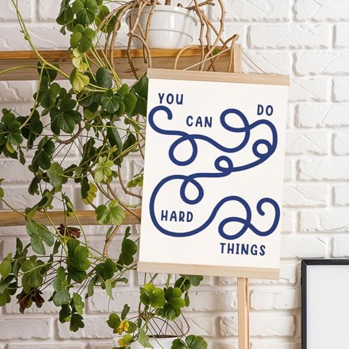 DNEULYR Inspirational Nursery Wall Art Poster, Kids Room Wall Decor, You Can Do - Image 4