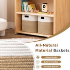 UBBCARE Set of 4 Storage Basket-13 X 13 X 13 in, Cotton Rope Basket - Image 3