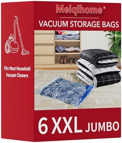 MEIQIHOME Vacuum Storage Bags, Space Saver Sealer Bags, Vacuum seal bags by MEIQIHOME