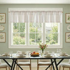 jinchan Linen Stripe Kitchen Valances - Image 4