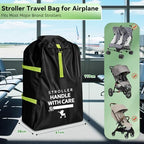 Large Stroller Bag for Airplane: 47"H x 24"W x 15"D Travel Stroller Cover - Image 2