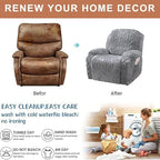Recliner Chair Covers 4-Pieces Recliner Slipcovers Lazy Boy Chair Covers - Image 6
