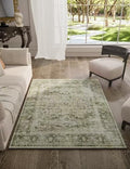 3x5 Washable Area Rug for Bedroom: Entryway Rug Non Slip Small Throw Carpet by palohom