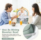 BABY JOY Baby High Chair, 8 in 1 Convertible Highchair - Image 3